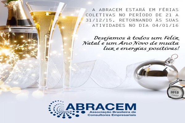 Aviso ABRACEM: Férias Coletivas